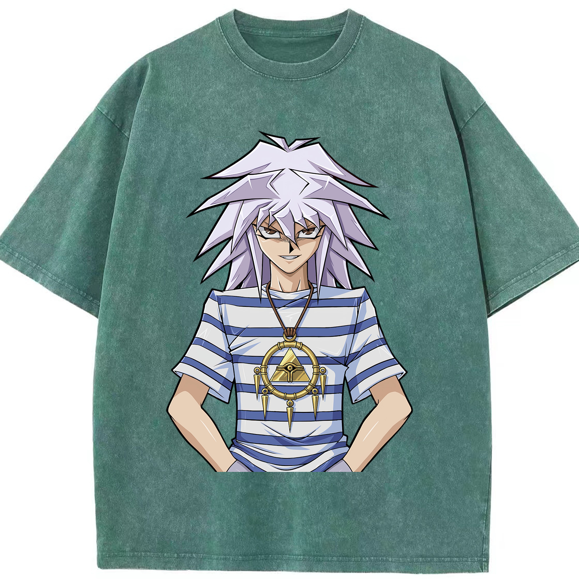 （画像用） 遊☆戯☆王 Yu-Gi-Oh! 綿100% ヴィンテージ風 半袖Tシャツ（フロントプリント）